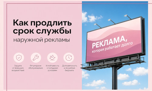 Как продлить срок службы наружной рекламы в  Петропавловске-Камчатском