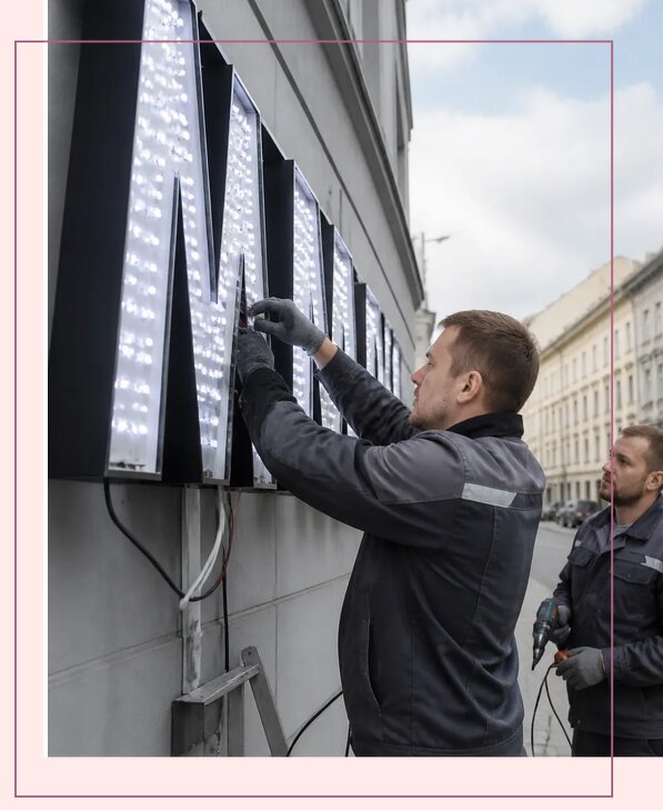 Изготовление и монтаж светодиодных LED вывесок в Петропавловске-Камчатском