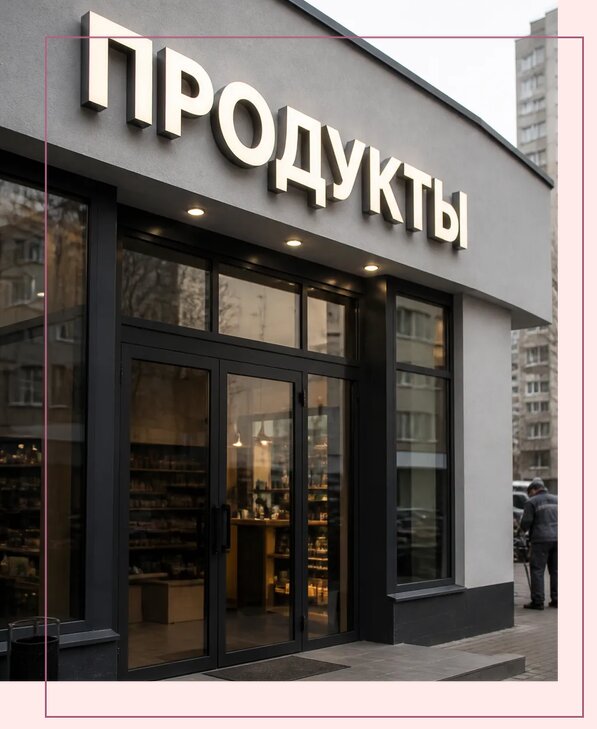 Объемные буквы для магазина в Петропавловске-Камчатском по цене от 4662 р. | Аванза-Птк