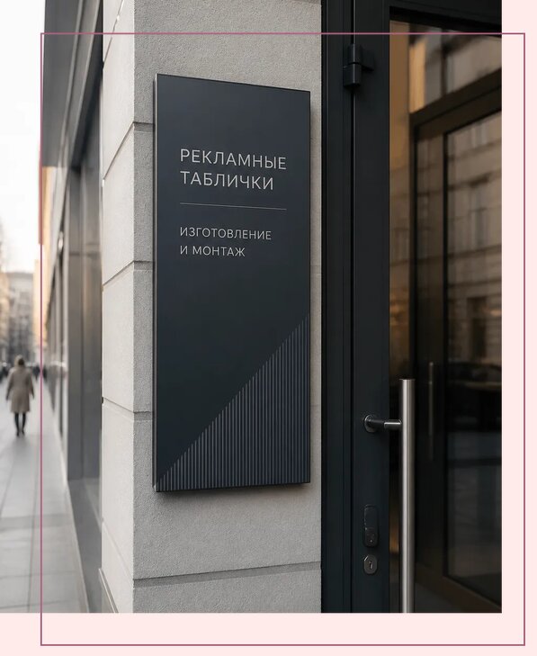 Рекламные таблички в Петропавловске-Камчатском по цене от 4662 р. | Аванза-Птк