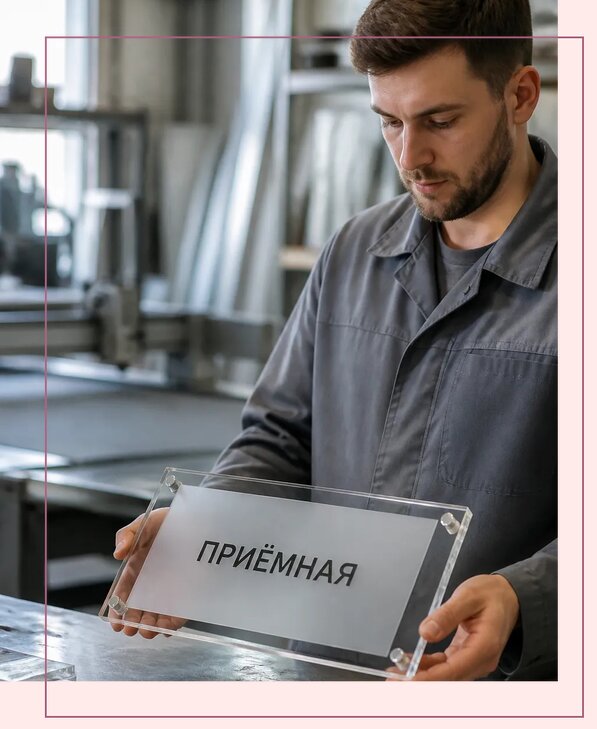 Таблички из оргстекла на заказ в Петропавловске-Камчатском от 4041 р. | Аванза-Птк