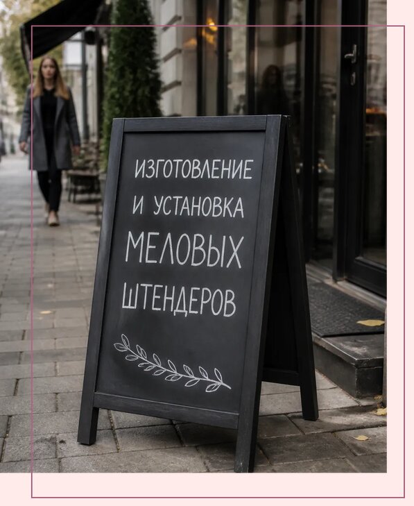 Меловые штендеры в Петропавловске-Камчатском по цене от 6735 р. | Аванза-Птк